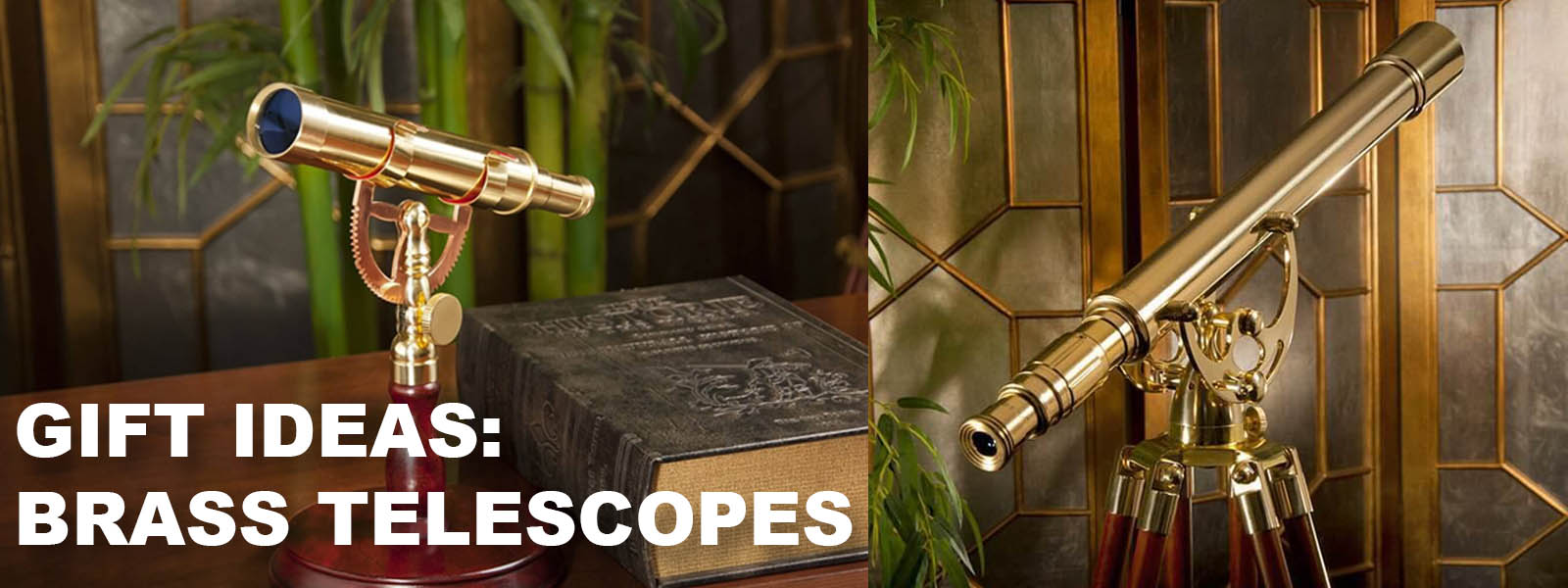 Gift Ideas: Fully Functional Decorative Telescopes & Binoculars