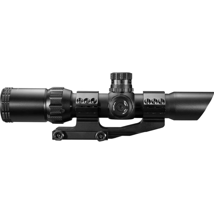 Barska 1-4x 28mm IR SWAT-AR Tactical Rifle Scope Right Side Profile of Body