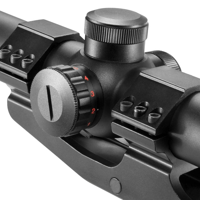 Barska 1-6x24mm IR AR6 Tactical Rifle Scope Cantilever Mount