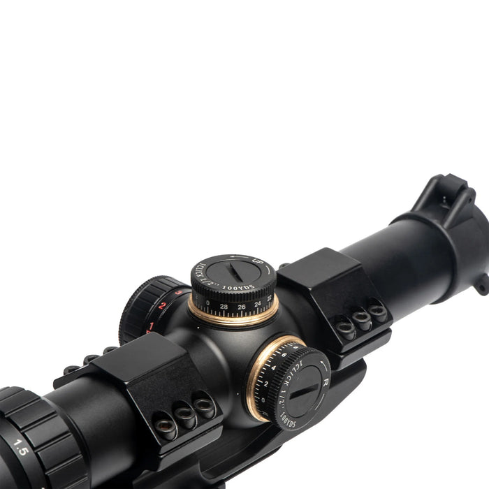 Barska 1-8x24mm HRS .223 BDC IR SWAT-AR Rifle Scope Adjustment Knobs