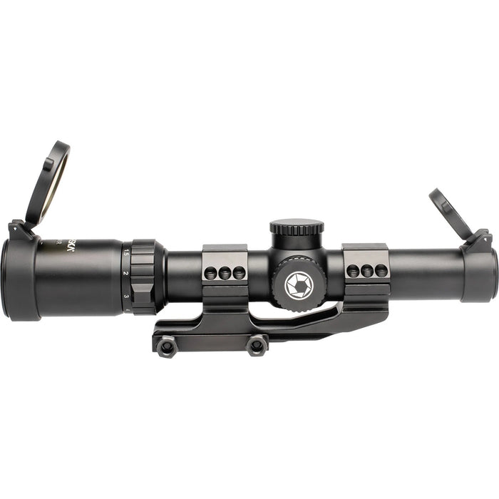 Barska 1-8x24mm HRS .223 BDC IR SWAT-AR Rifle Scope Body Lens Caps