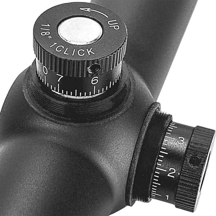 Barska 10-40x60mm AO Varmint Trace MOA V2 Rifle Scope Trace MOA Adjustment Knobs