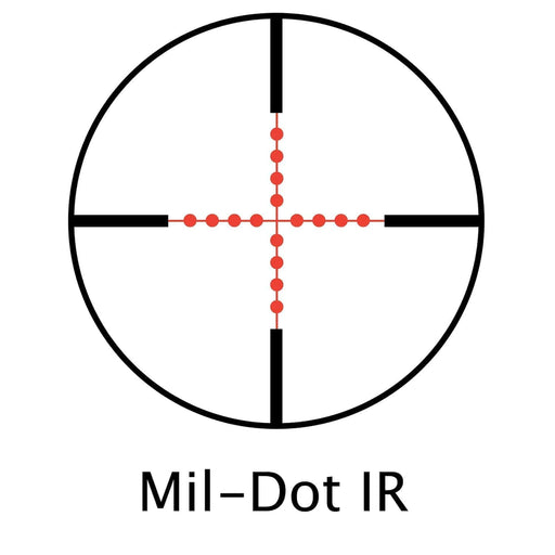 Barska 10-40x 50mm IR SWAT Rifle Scope Mil Dot IR Reticle