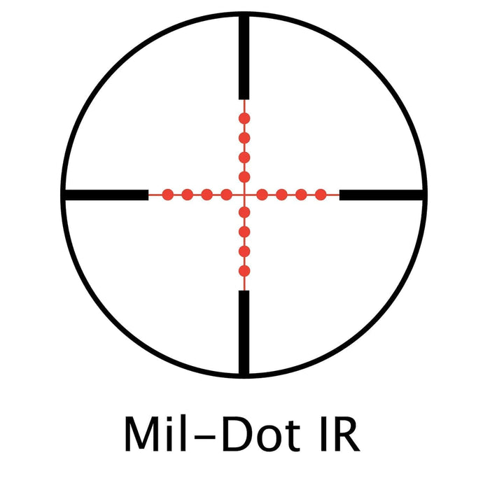 Barska 10-40x 50mm IR SWAT Rifle Scope Mil Dot IR Reticle