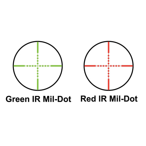 Barska 2-7x32mm IR Blackhawk Rifle Scope Green/Red IR Mil-Dot Reticle