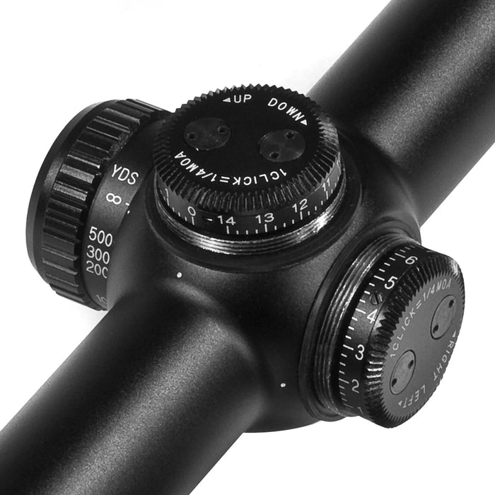 Barska 2.5-15x56mm AR6 Rifle Scope Adjustment Knobs