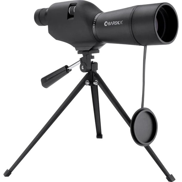 Barska 20-60x60mm WP Colorado Straight Spotting Scope Black On Tripod