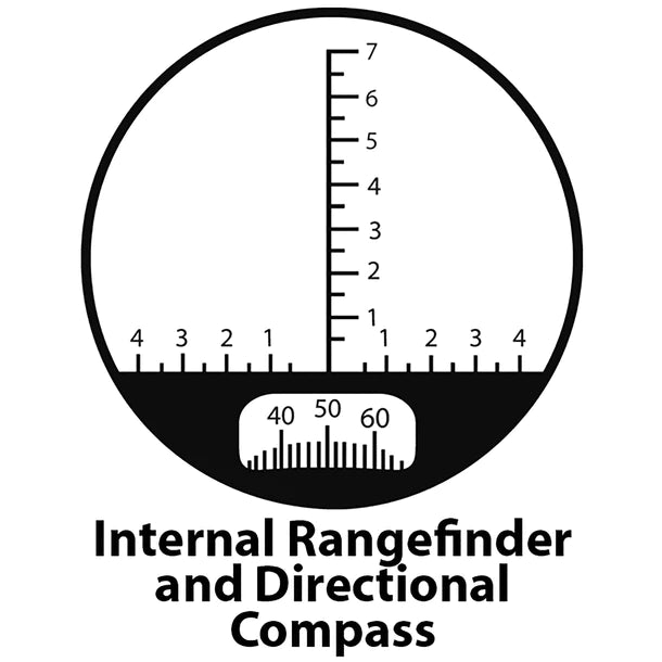 Barska 7x50mm WP Deep Sea Floating Range Finding Reticle Binoculars Internal Rangefinder and Directional Compass
