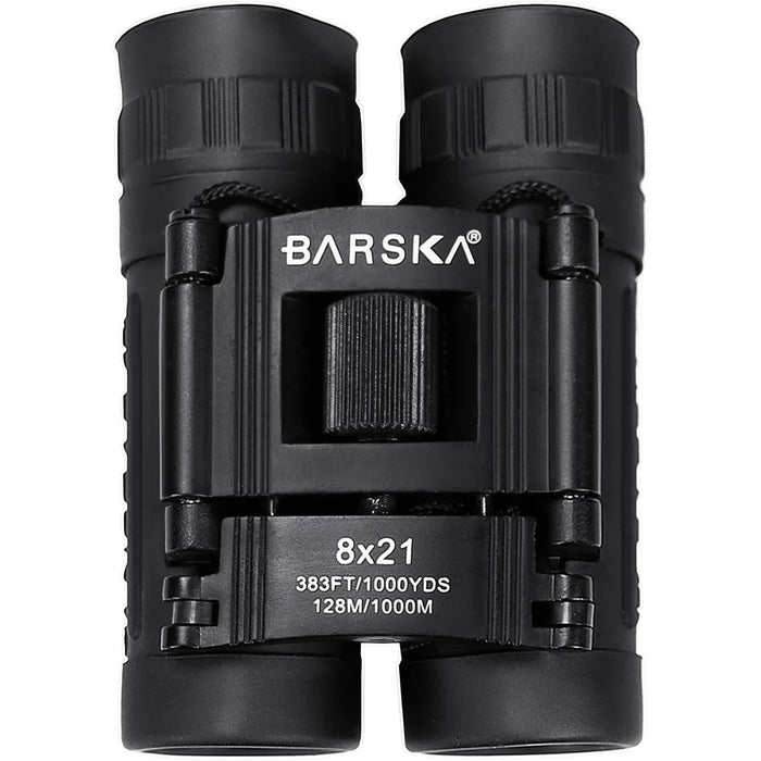 Barska 8x21mm Lucid View Compact Binoculars, 1st Gen - AB10108 Body Unfold