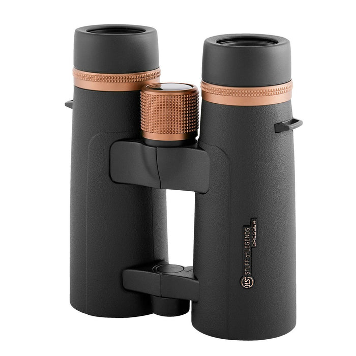 Bresser Hunter Specialties 10x42mm ED Binoculars Left Side Profile of Body