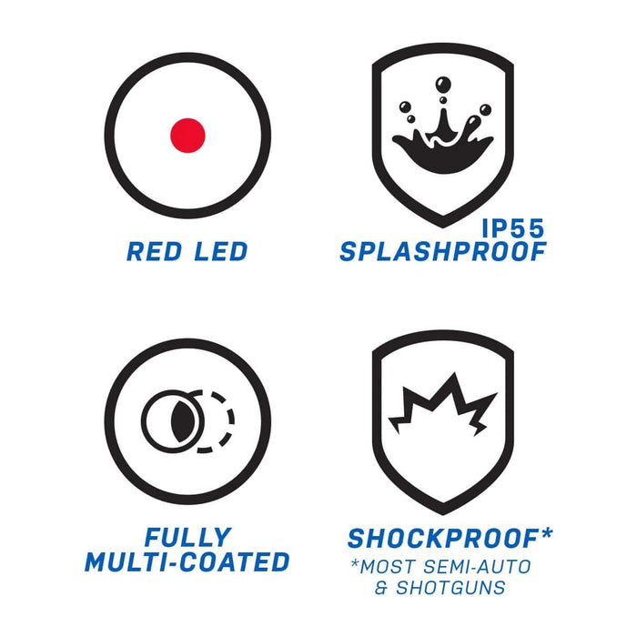 Bresser OMNI-4 Red Inverted Reflex Sight Key Features