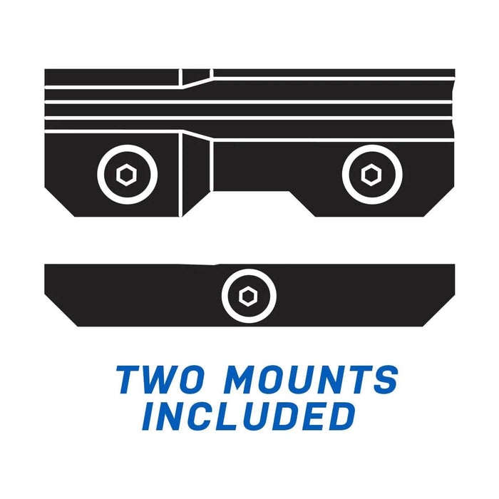 Bresser OMNI-4 Red Inverted Reflex Sight Two Mounts