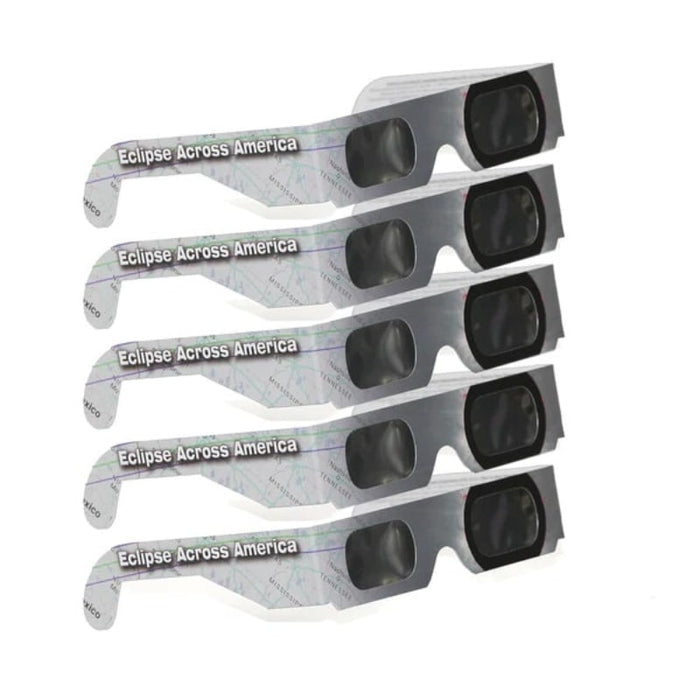 Daystar Eclipse Across America Style Eclipse Solar Glasses - 5 Pack