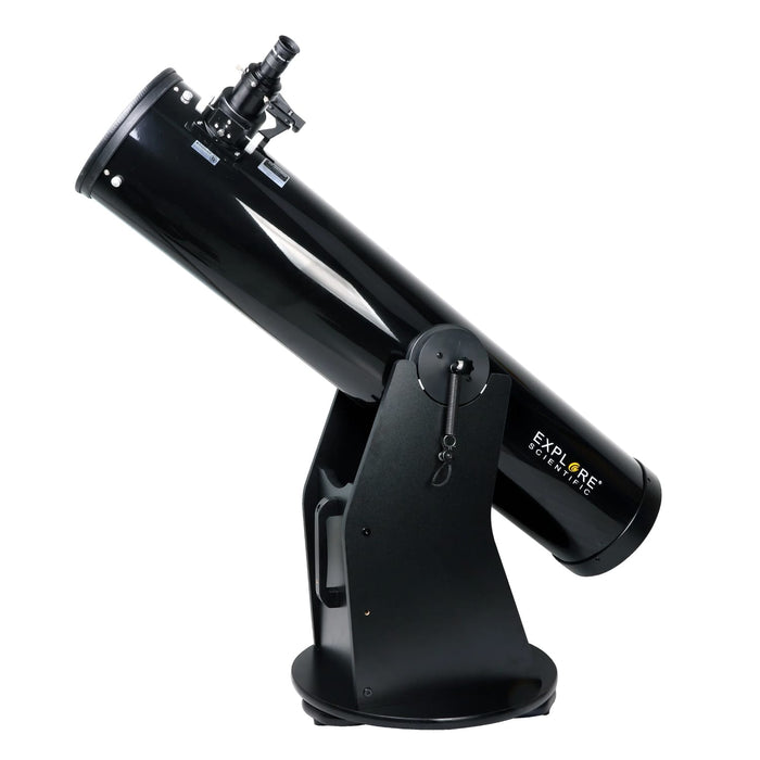 Explore Scientific 8-Inch Dobsonian Reflector Telescope Body Side View Profile Left Pointed Upward