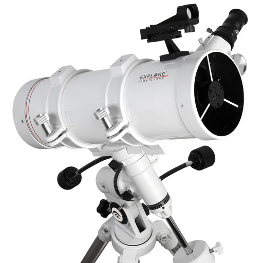 Explore Scientific FirstLight 114mm Newtonian Telescope - Ultimate Bundle Package - with EQ3 Mount and Bonus Accessories Body Telescope