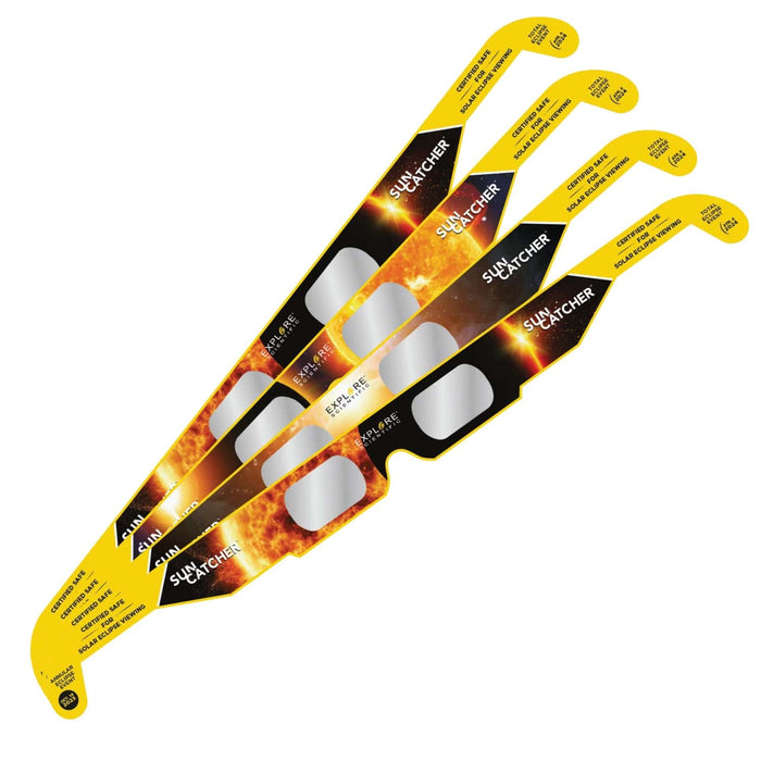 Explore Scientific Sun Catcher Solar Eclipse Glasses in 4-Pack Assortment
