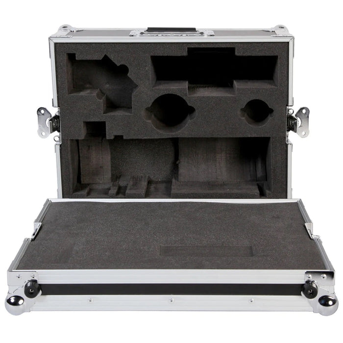 Inside Part of the Explore Scientific ED80 Telescope Case