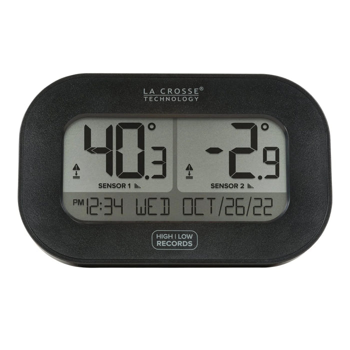 La Crosse Technology Dual Temperature Station with Magnetic Back