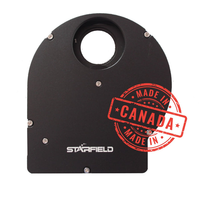 Starfield Ultra Thin Motorized Filter Wheel - 5 x 1.25" Filters - V4 High Speed - FW5125V4HS Made In Canada