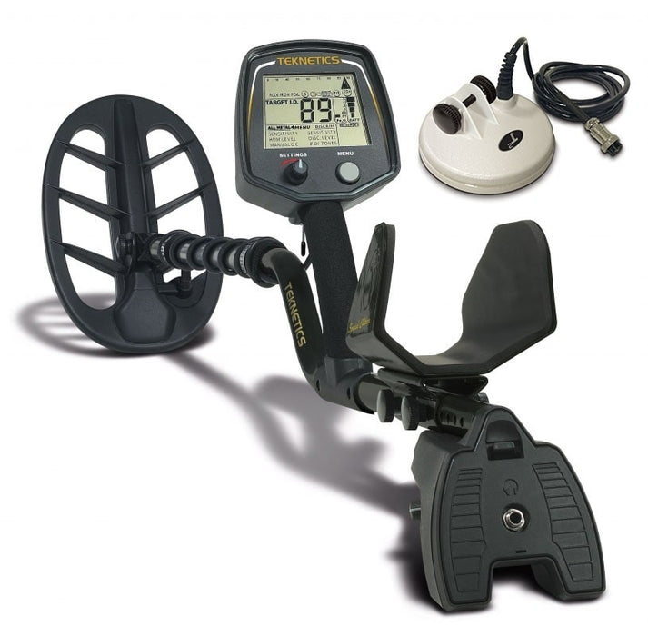 Teknetics T2 Special Edition Metal Detector with 5-Inch and 11-Inch DD Coil