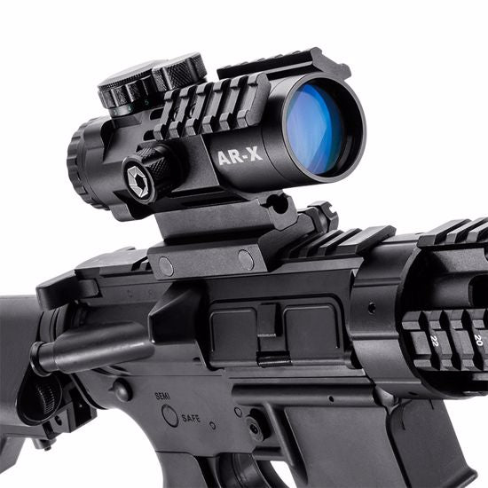 Barska 3x32mm IR AR-X Prism Rifle Scope w/ Mounting Rails
