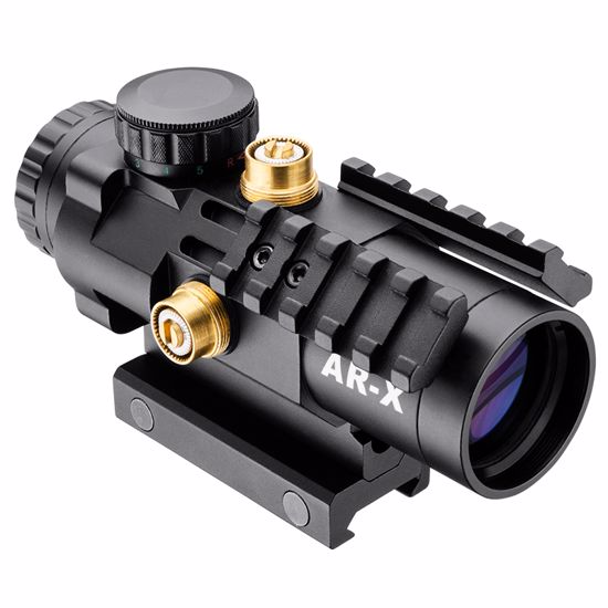 Barska 3x32mm IR AR-X Prism Rifle Scope w/ Mounting Rails