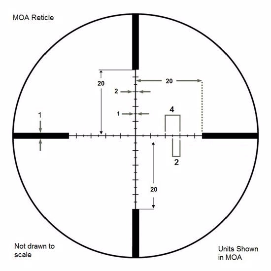 Barska 6-24x 56mm LEVEL Rifle Scope IR MOA Reticle