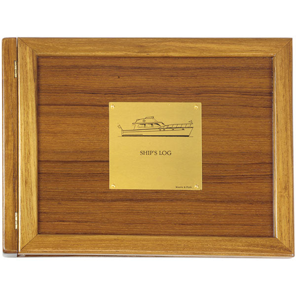 Weems & Plath Teak Log Cover, Powerboat Plate