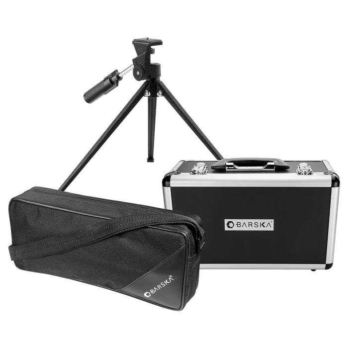 Barska 20-60x60mm WP Blackhawk Angled Spotting Scope in Green Tripod and Cases