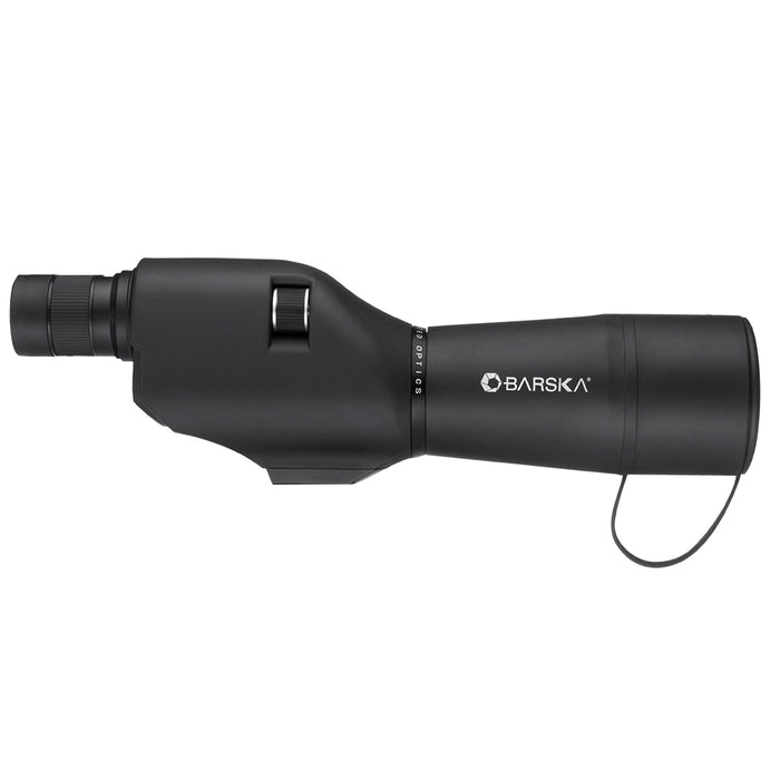 Barska 20-60x60mm WP Colorado Straight Spotting Scope Black Right Side Profile of Body