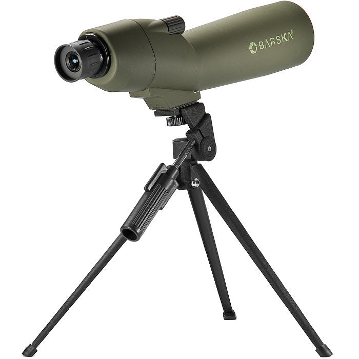 Barska 20-60x60mm WP Colorado Straight Spotting Scope Green Body Tripod and Eyepiece