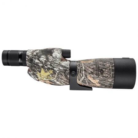 Barska 20-60x65mm WP Level Straight Mossy Oak Break-Up Camo Spotting Scope Right Side Profile of Body