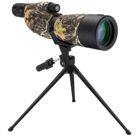 Barska 20-60x65mm WP Level Straight Mossy Oak Break-Up Camo Spotting Scope Tripod