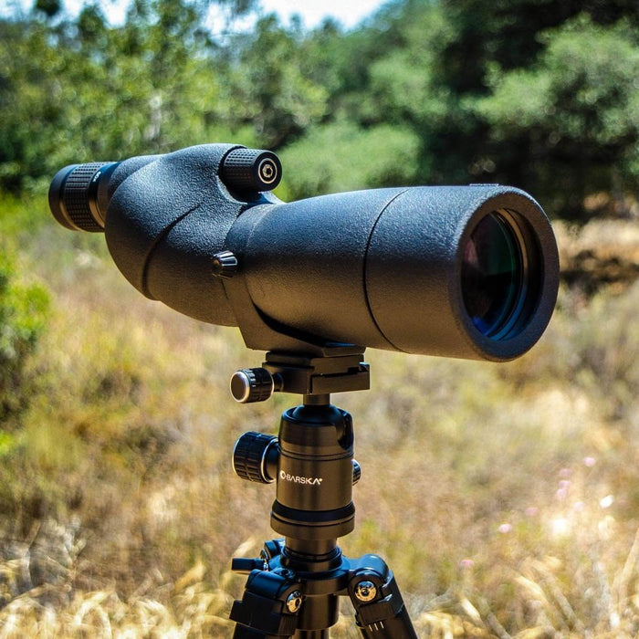 Barska 20-60x65mm WP Level Straight Spotting Scope On Tripod Outdoors