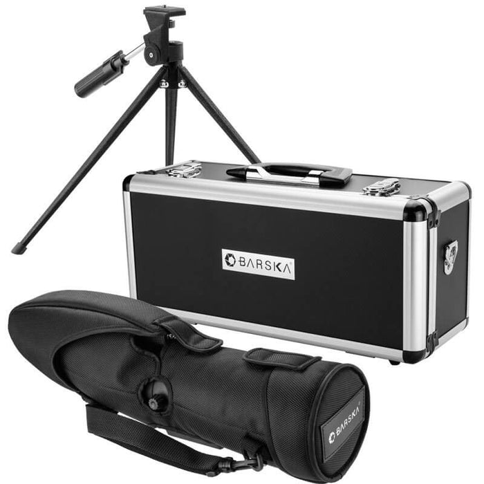 Barska 20-60x65mm WP Level Straight Spotting Scope Package Inclusion