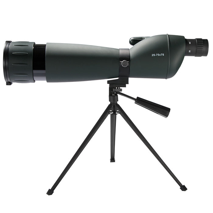 Barska 25-75x75mm Colorado Straight Spotting Scope Left Side Profile of Body