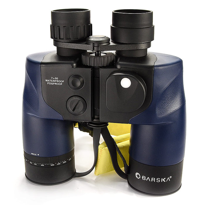 Barska 7x50mm WP Deep Sea Range Finding Reticle Compass Binoculars Body Standing Straight