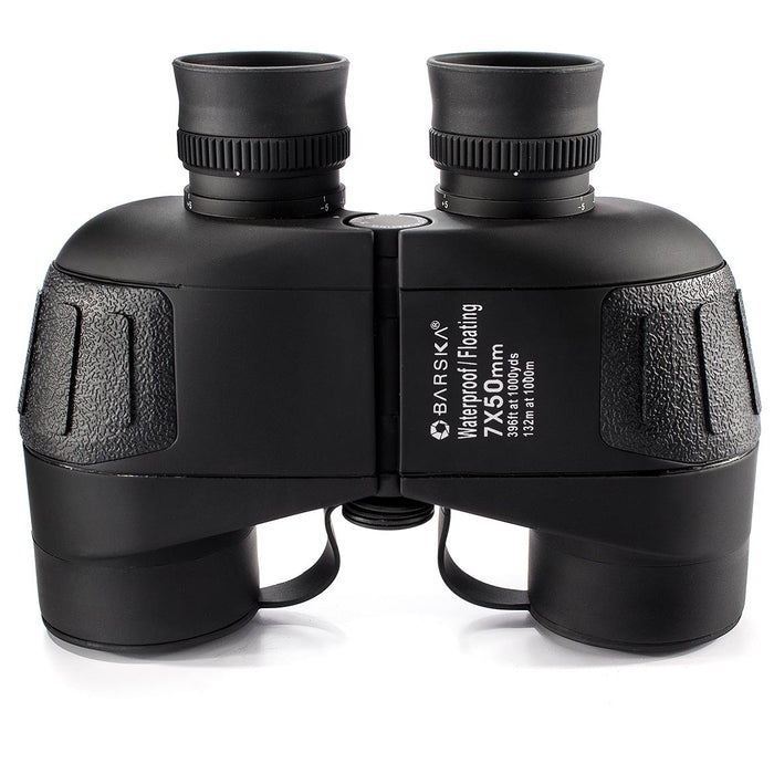 Barska 7x50mm WP Floating Battalion Range Finding Reticle Binoculars Body Standing Up Straight