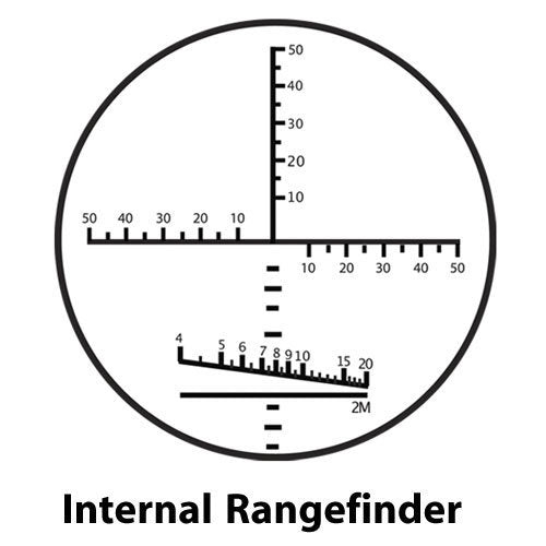 Barska 7x50mm WP Floating Battalion Range Finding Reticle Binoculars Internal Rangefinder