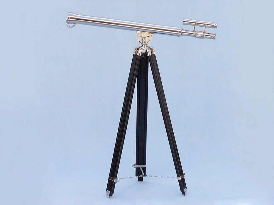 Hampton Nautical 64-Inch Floor Standing Chrome Griffith Astro Telescope on Tripod