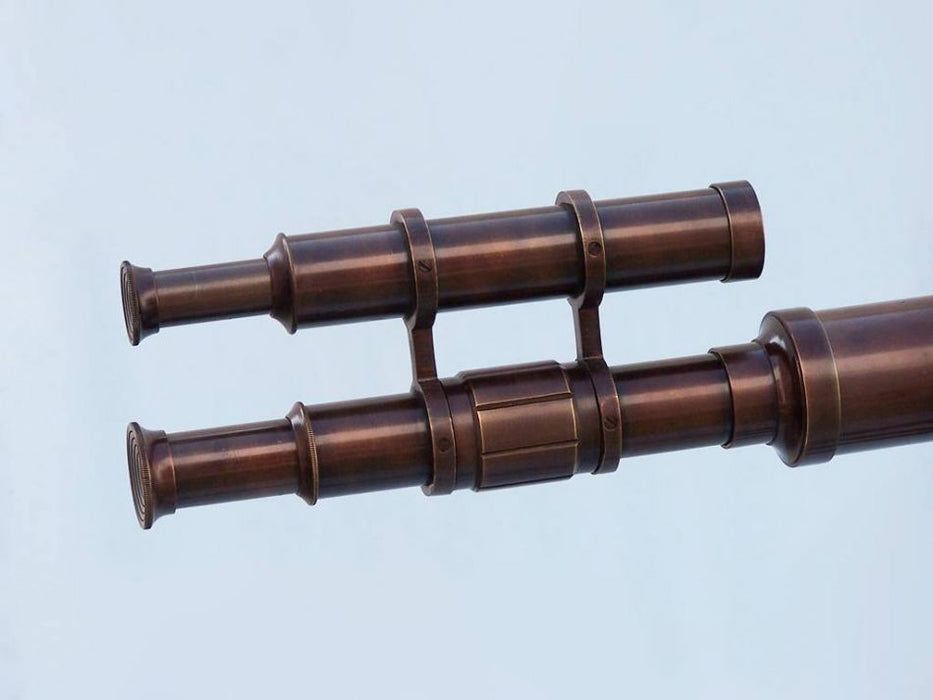 Hampton Nautical 65-Inch Floor Standing Bronzed Griffith Astro Telescope Extended Eyepiece and Viewfinder