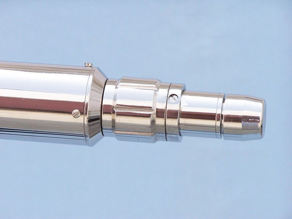 Hampton Nautical 65-Inch Floor Standing Chrome Anchormaster Telescope Body Eyepiece