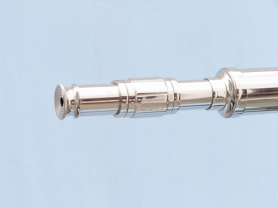 Hampton Nautical 65-Inch Floor Standing Chrome Galileo Telescope Eyepiece