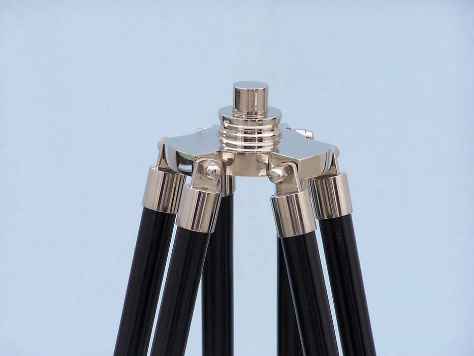 Hampton Nautical 65-Inch Floor Standing Chrome Galileo Telescope Tripod Base