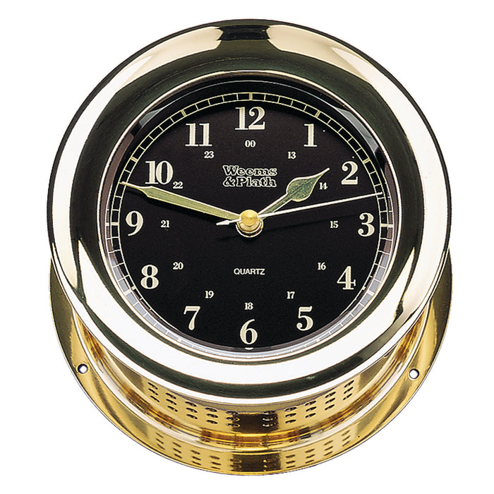 Weems & Plath Atlantis Premiere Quartz Clock, Black
