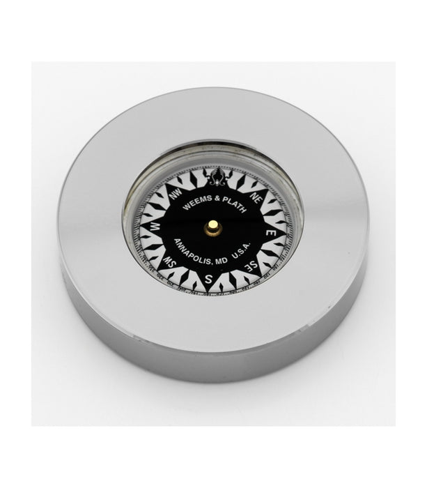Weems & Plath Nickel Plated Compass Chart Weight