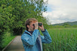A Man Using the Kowa BD III-XD 6.5x32mm Binocular - Lifestyle Photo Outdoor