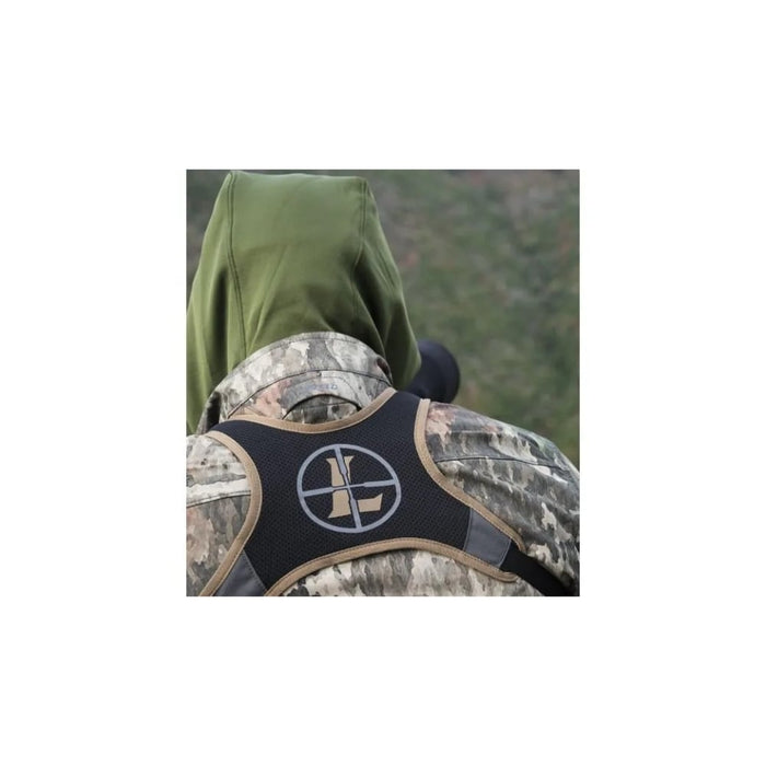 A Man Wearing the Leupold GO Afield Binocular Harness Outdoors