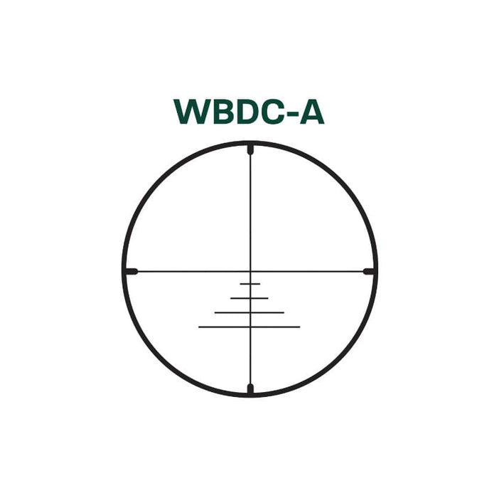 Alpen Apex 2.5-15x50mm Riflescope Reticle WBDC-A Feature