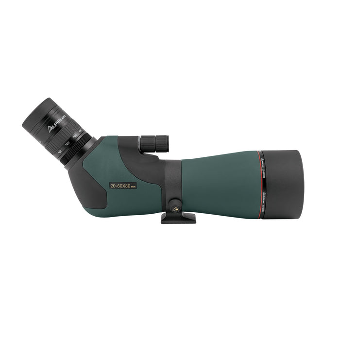 Alpen Apex 20-60x80mm Waterproof Spotting Scope Right Side Profile of Body  